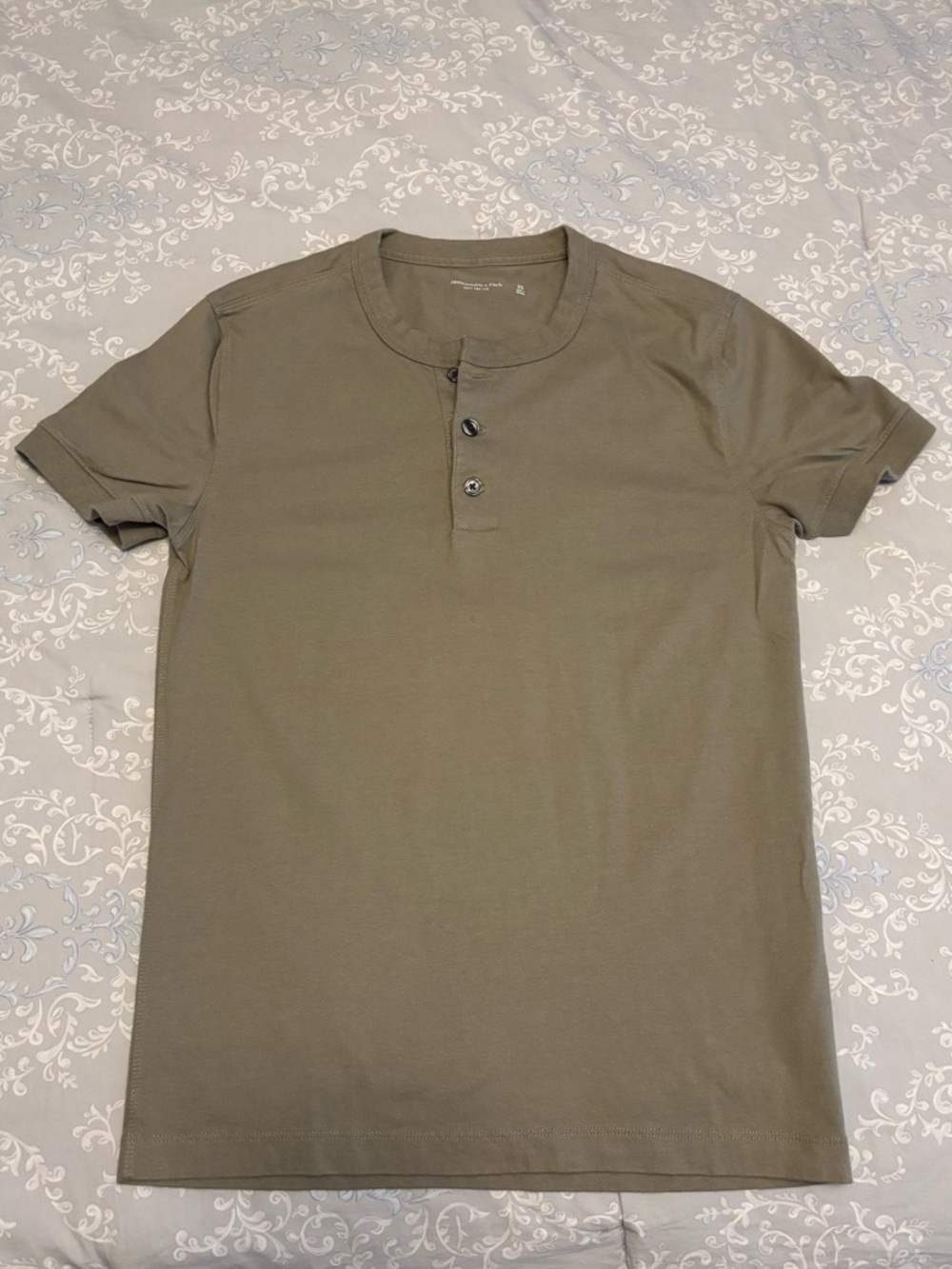 Abercrombie & Fitch Olive Short-Sleeve T-Shirt